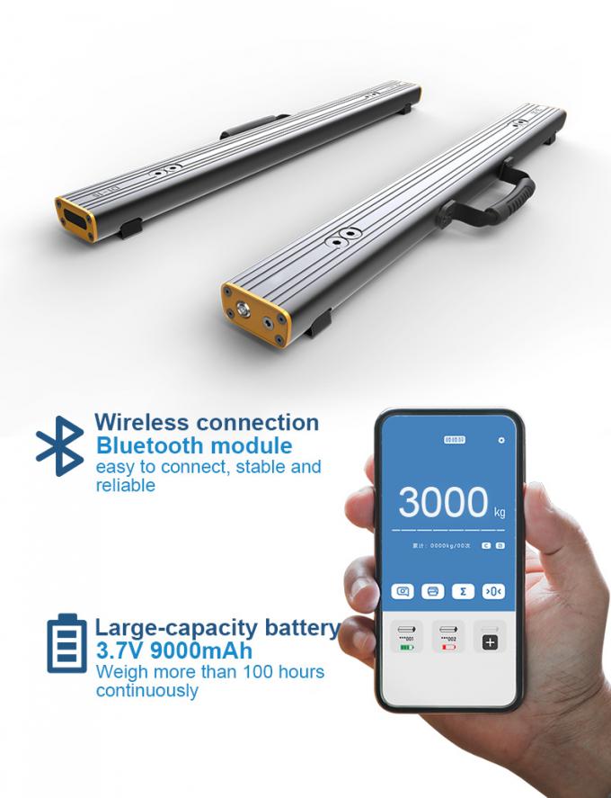 Wskaźnik Smart Strip Palet Beam Scale 1500kg Bluetooth Digital 4