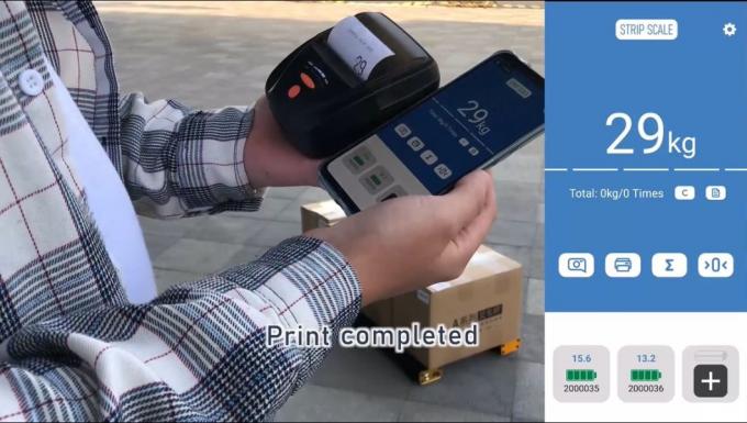 Elektroniczna przenośna skala wiązki palet 4500kg APP Control Industrial 10