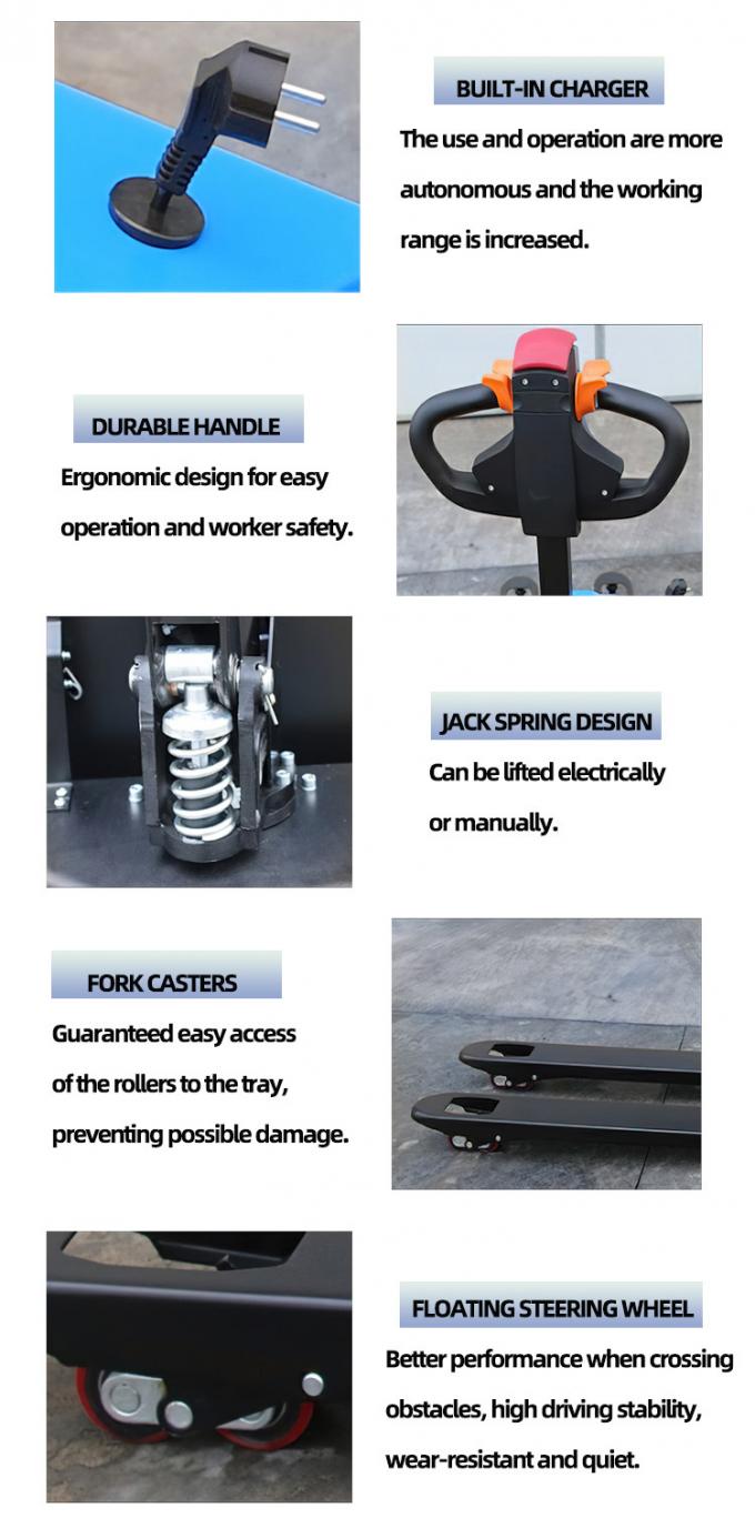 Walkie Electric Pallet Jack Wynosiciel wózków widłowych 1