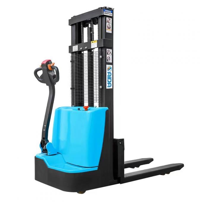 Stand na elektryczny Palet Stacker ciężarówka Maksymalna wysokość podnoszenia 3500mm Pojemność 1500kg 0