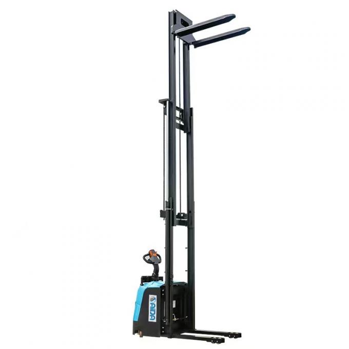 Napędzany Walkie Stacker Palet Jack Truck 3000 lbs Pojemność Stojak na elektrycznym wózku widłowym hydraulicznym 0