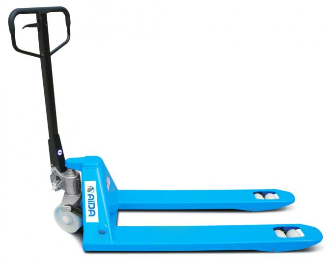 Przekazywanie ręczne pallety ciężarówki Jack 2000kg 550mm widok widła pallety 3000kg 0