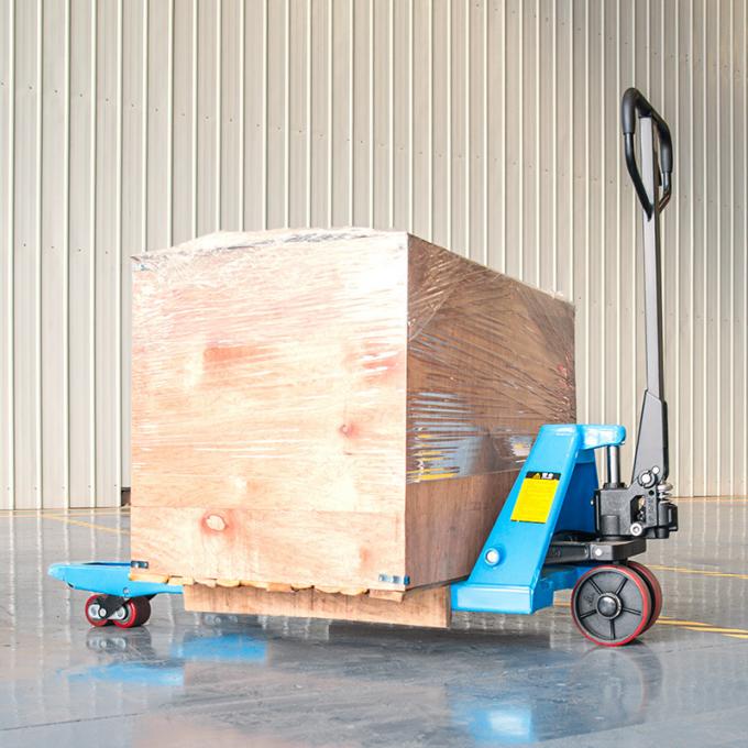 Przekazywanie ręczne pallety ciężarówki Jack 2000kg 550mm widok widła pallety 3000kg 3
