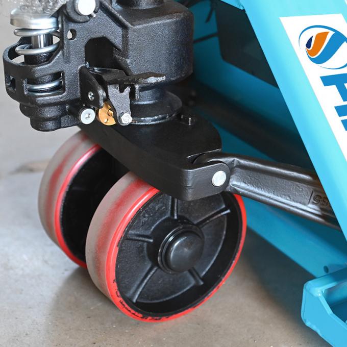 Mechaniczny ręczny hydrauliczny podnośnik palet, ręczny wózek widłowy z ciężarówką 2500 kg 2