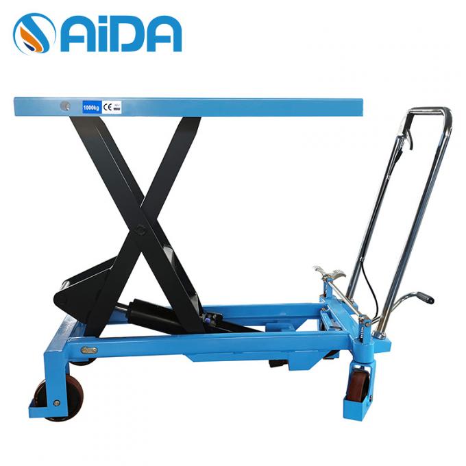 Typ nożyczki Hydraulic Table Lifter 300kg Mobile Isolating Middle Level Palet hydraulic lift table 1