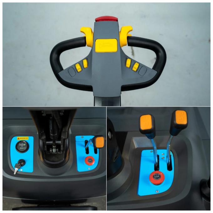 Małe ciężarówki elektryczne wózek widłowy 2000 kg Autodiagnoza zatwierdzona przez ISO 0