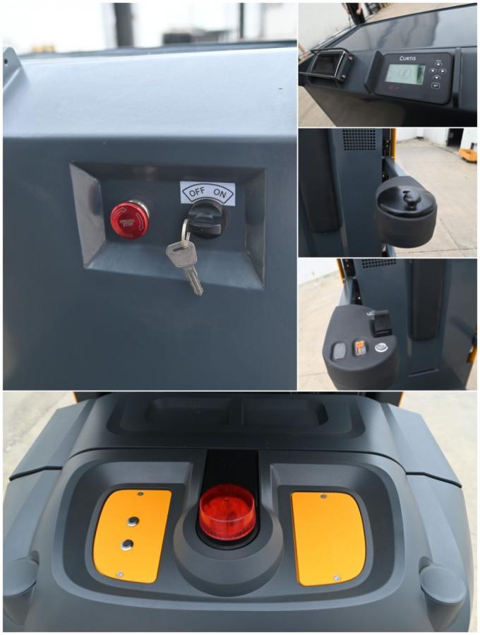 Certyfikowany ISO magazyn OEM 500kg Order Picker wózek widłowy platforma wózek widłowy elektryczny 3