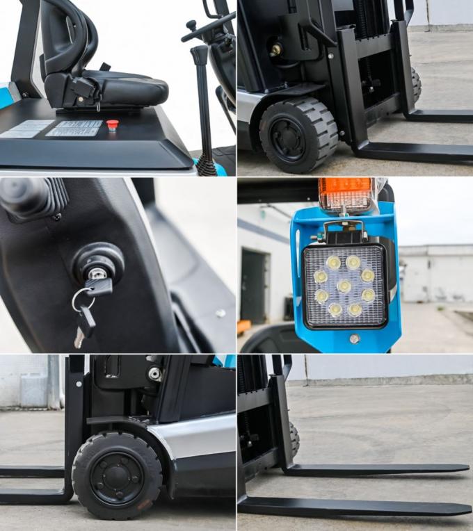 Transpallet Elektryczny wózek widłowy z wielkością czterech kół 1