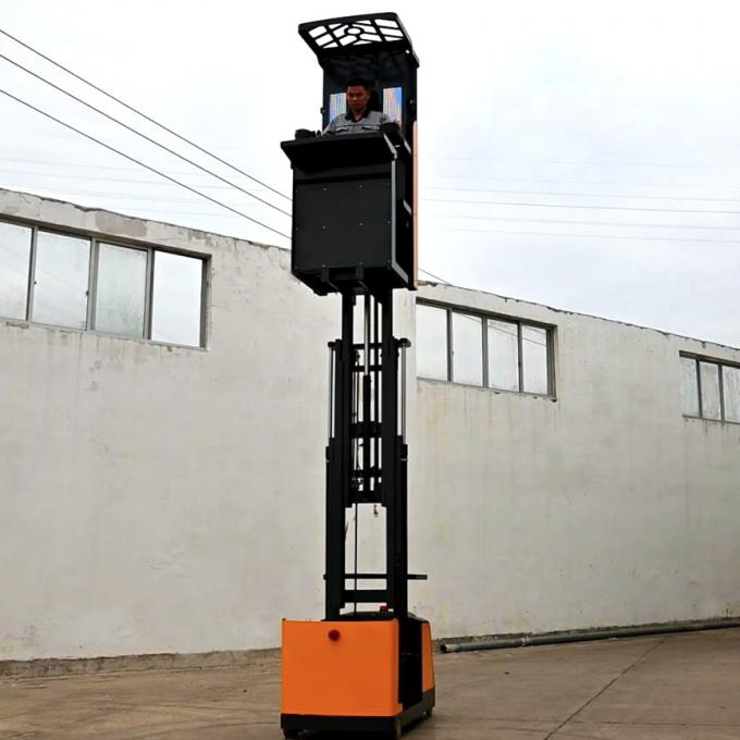 OEM Warehouse Order Picker Maszyna napędzana ciężarówką do składowania, Wielopoziomowy Order Picker 23 stopy wysokości podnoszenia 2